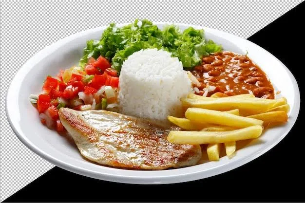 Refeição 1: Bife De Frango à Milanesa